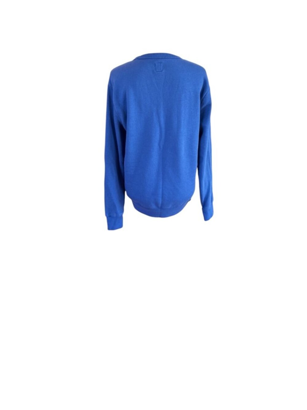 GAP Imperial Blue Crewneck Sweatshirt with Vibrant Blue Logo SZ - Picture 2 of 5